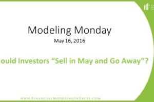 Examining “Sell in May and Go Away”