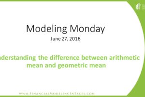 Understanding the Difference Between Arithmetic Mean and Geometric Mean